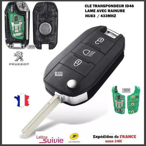 Clé vierge transpondeur id46 - vierge,